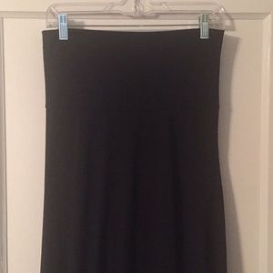 LulaRoe maxi black skirt